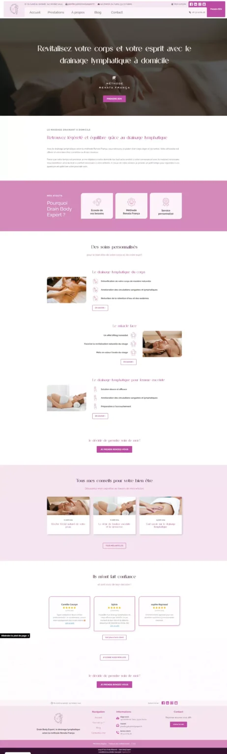 Signe ton site drain body expert